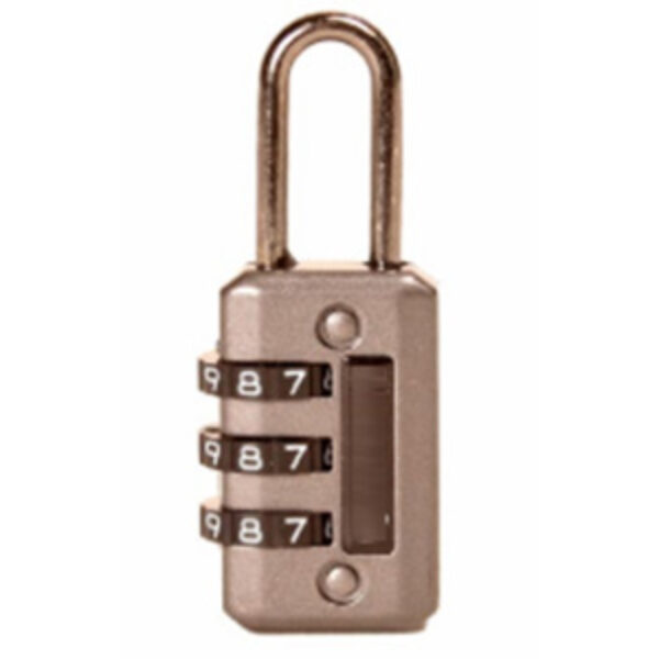 Zinc Alloy Combination Luggage Lock, 3 Digit Padlock