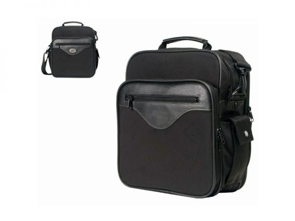 Black Nylon Multifunctional Vertical Portable Business Briefcase