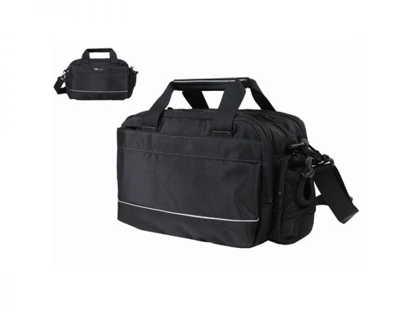 Black Nylon 12.6 Inch Medium Multifunctional Briefcase