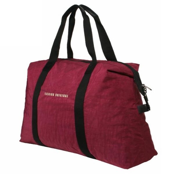 Ruby Color Lightweight Large Travel Portable Duffel Bag
