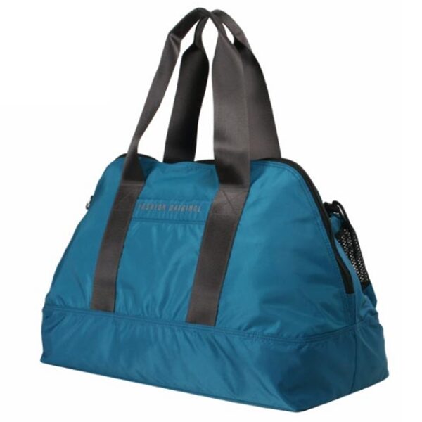 Cyan Super Lightweight Travel Wide Bottom Duffel Bag