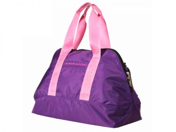 Purple Super Lightweight Travel Wide Bottom Duffel Bag