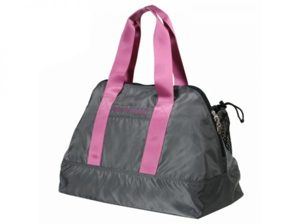 Gray Super Lightweight Travel Wide Bottom Duffel Bag
