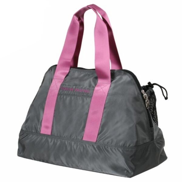 Gray Super Lightweight Travel Wide Bottom Duffel Bag