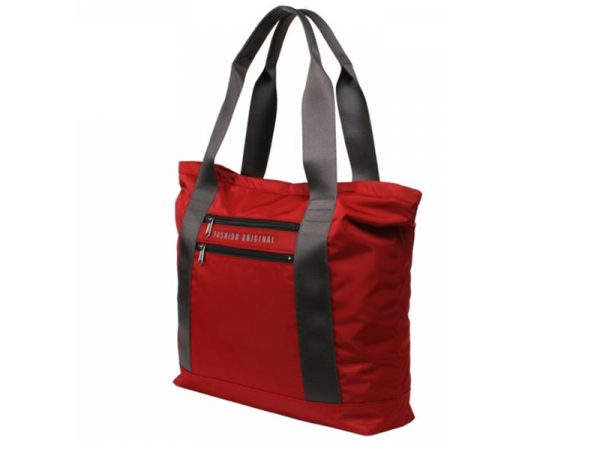 Red Super Lightweight Portable Narrow Bottom Duffel Bag