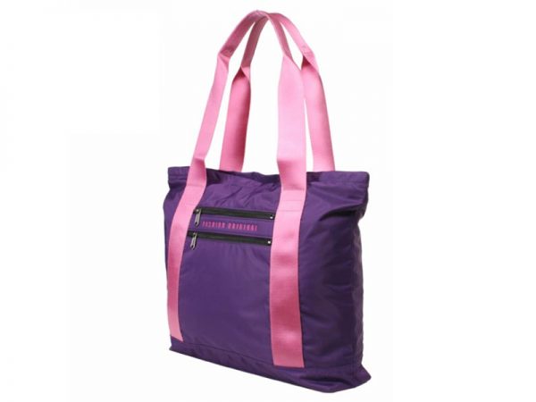Purple Super Lightweight Portable Narrow Bottom Duffel Bag