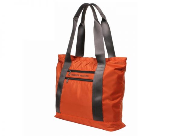 Orange Super Lightweight Portable Narrow Bottom Duffel Bag