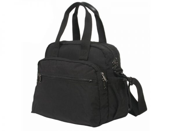 Black Super Lightweight Portable Shoulder Duffle Bag