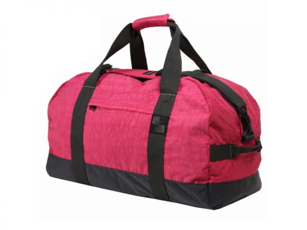 Pink L-Size Heavy Duty Big Loads Travel Duffel Bag