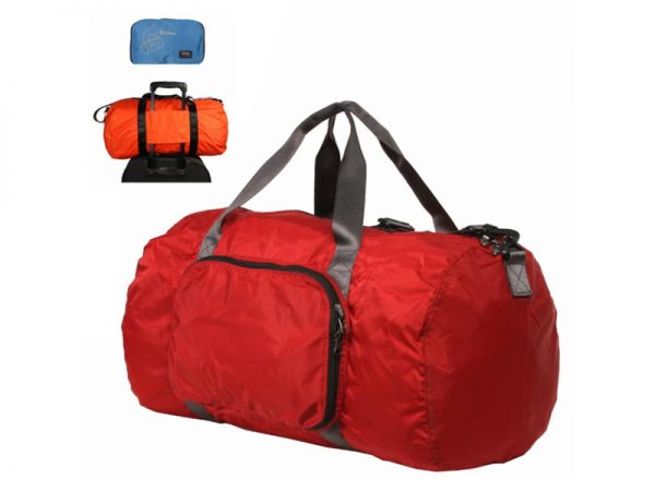 Red Lightweight Folding Large Capacity Duffel Bag