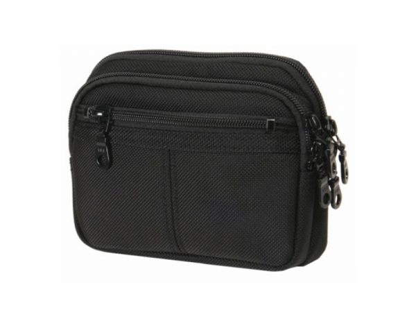 M-Size Heightening Double Layer Horizontal Multipurpose Travel Pouch