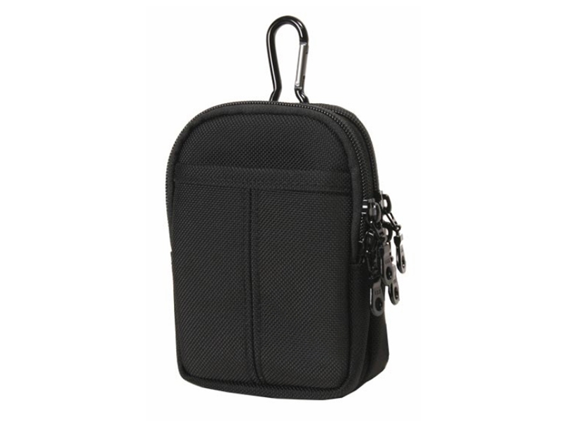 Black 5.5-Inch S-Size Double Layer Travel Pouch - Taiwan bag luggage