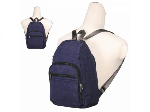 Essential Violet Water Repellent Leisure Nylon Backpack Bag