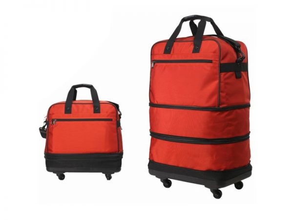 24-inch Super Lightweight Three-layer Telescopic Quiet Four Wheeled luggage