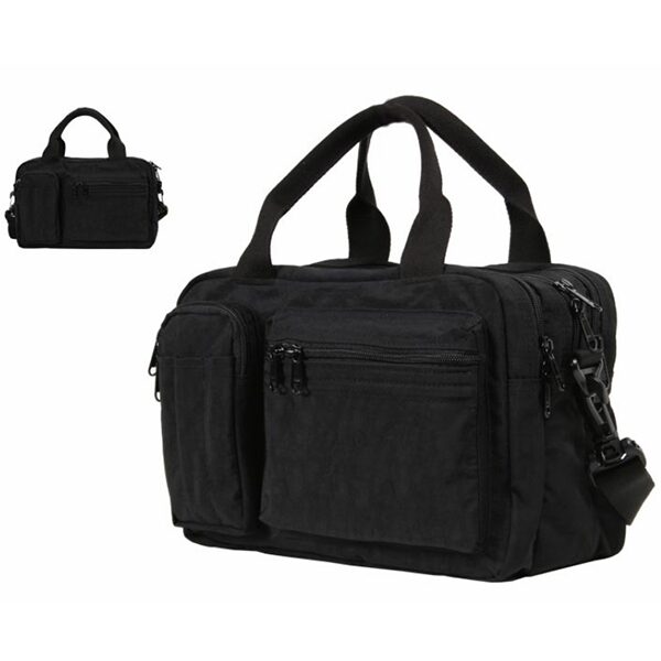 Black Multi-Use Cross Body Carry-on Shoulder Strap Bag