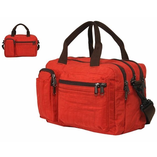 Red Multi-Use Cross Body Carry-on Shoulder Strap Bag