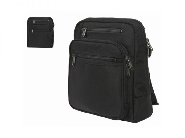 Black Multi-Purpose Travel Ballistic Nylon Shoulder Bag